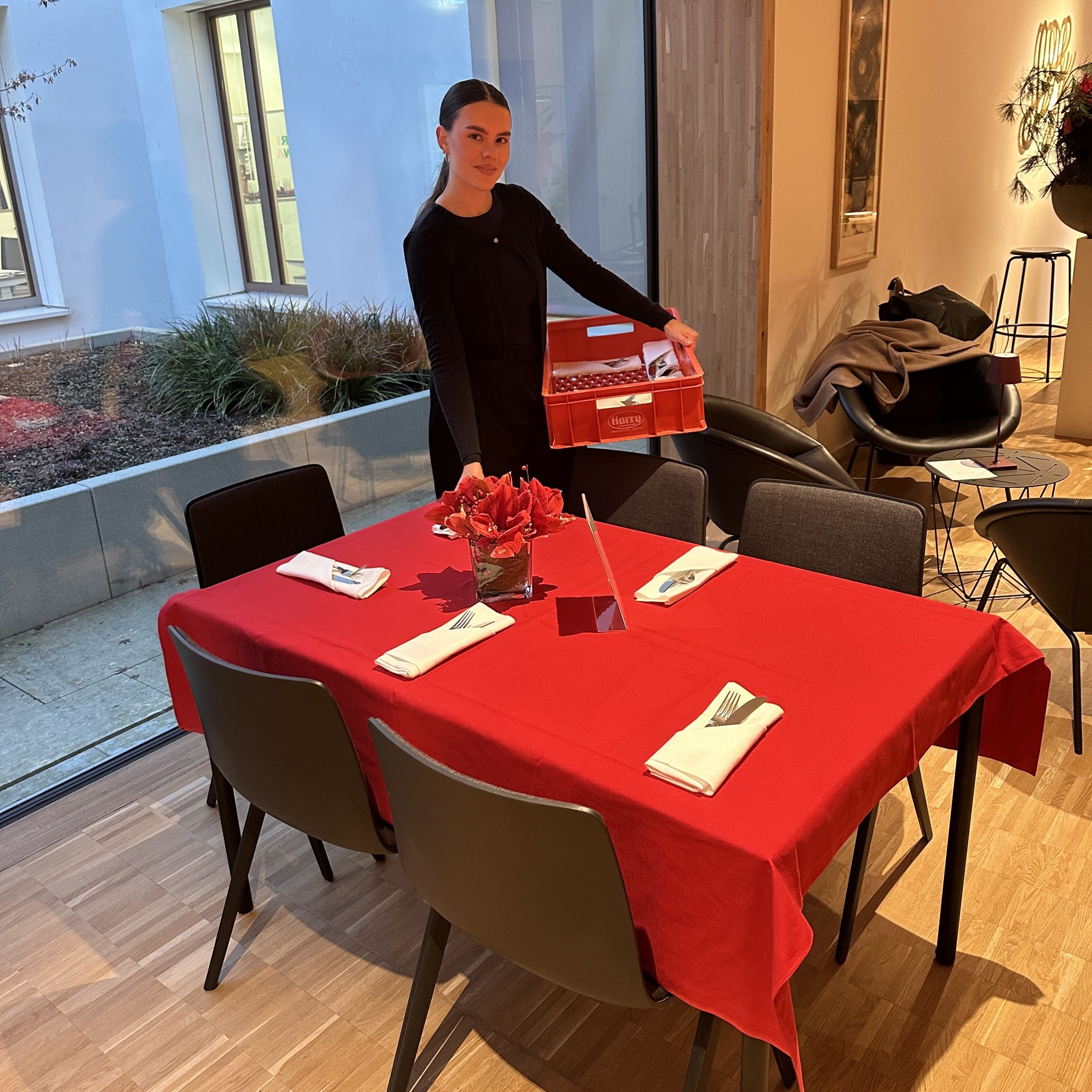 Mitarbeiter im Einsatz