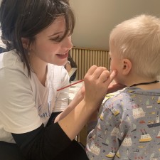 Anita Paulina bei der Arbeit