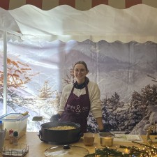 Vanessa bei der Arbeit