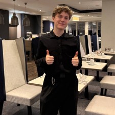 Yevhen bei der Arbeit