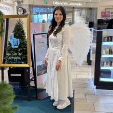 Madlene bei der Arbeit