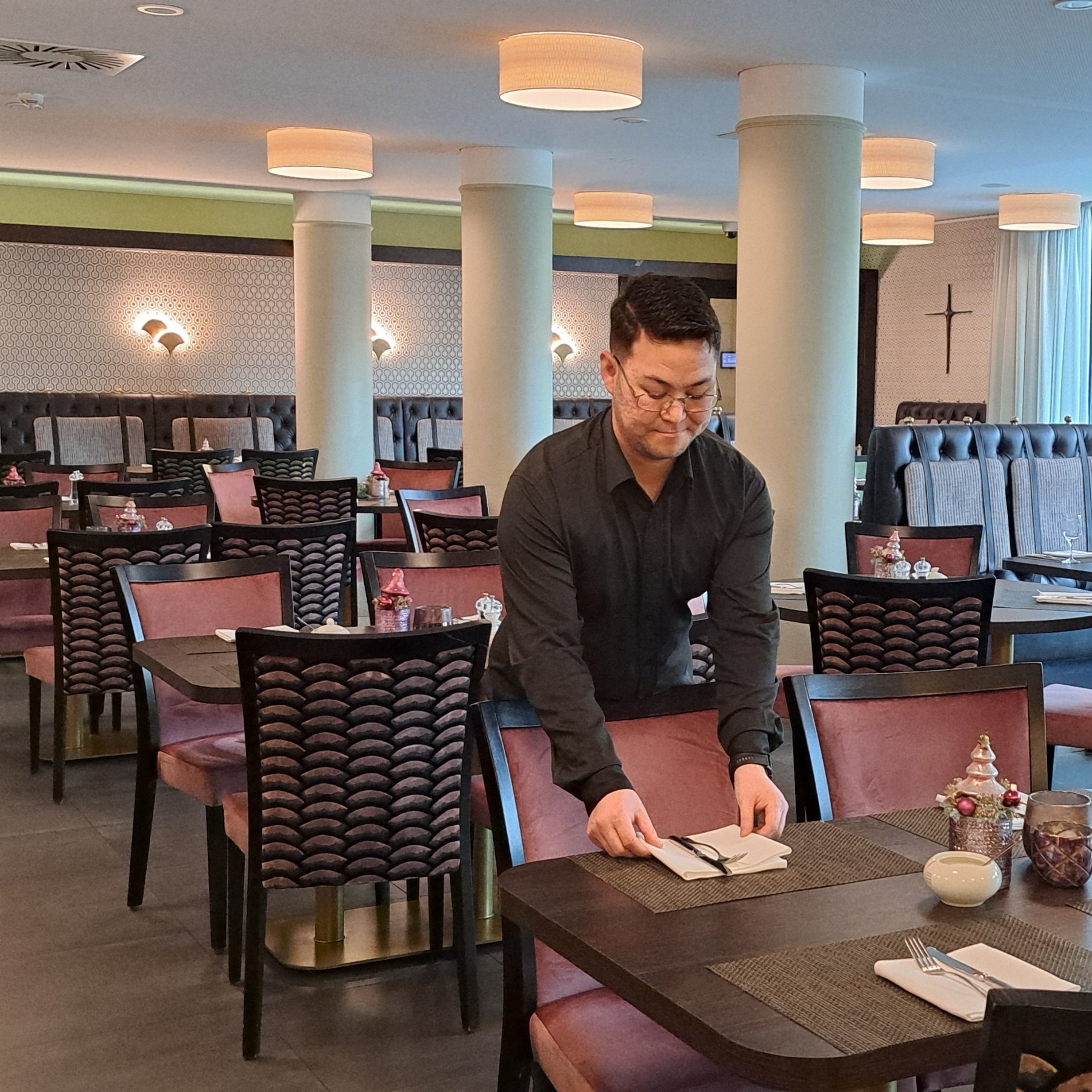 Mitarbeiter im Einsatz