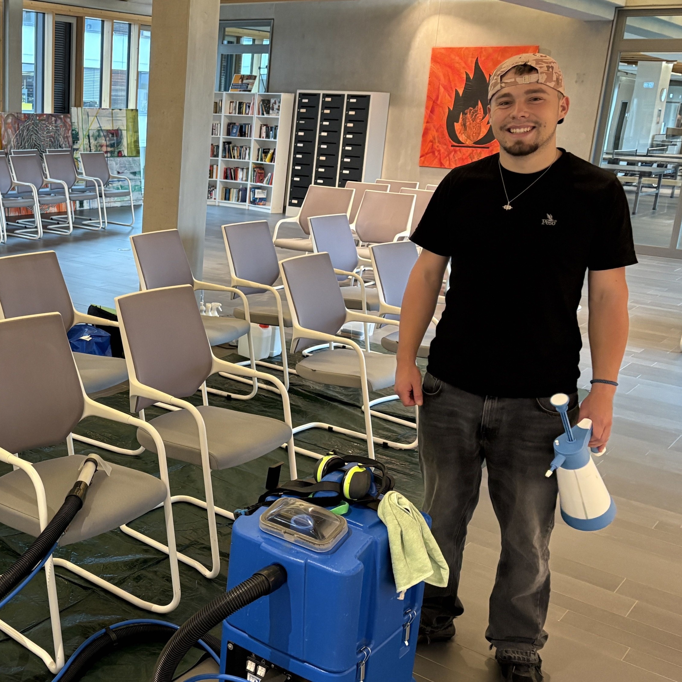 Mitarbeiter im Einsatz