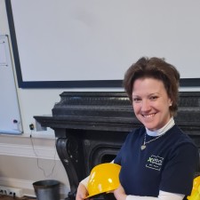 Anita Irene bei der Arbeit