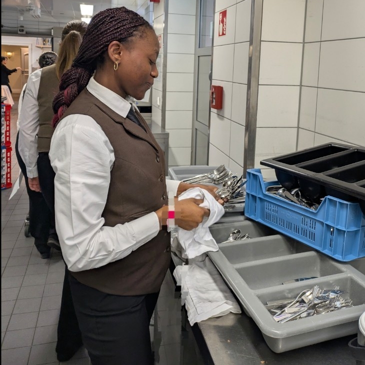 Mitarbeiter im Einsatz