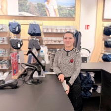 Farwa bei der Arbeit