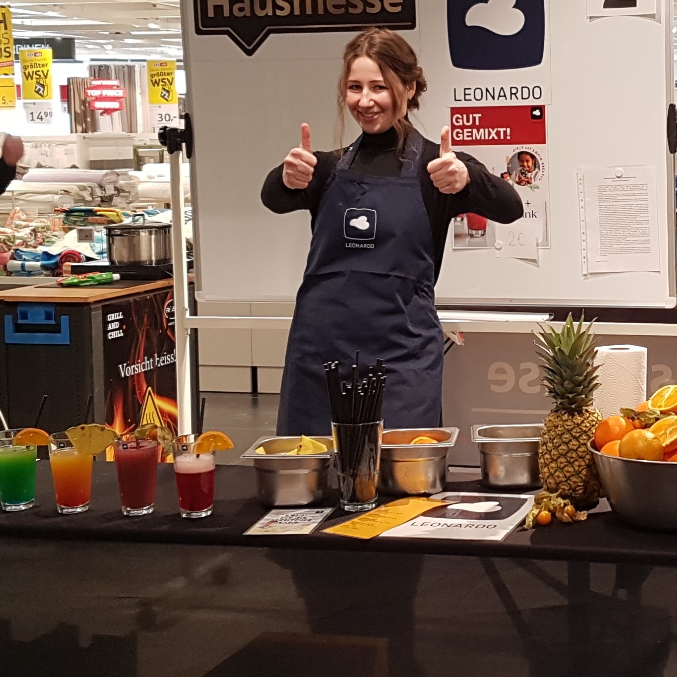 Mitarbeiter im Einsatz