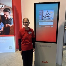 Leonie bei der Arbeit