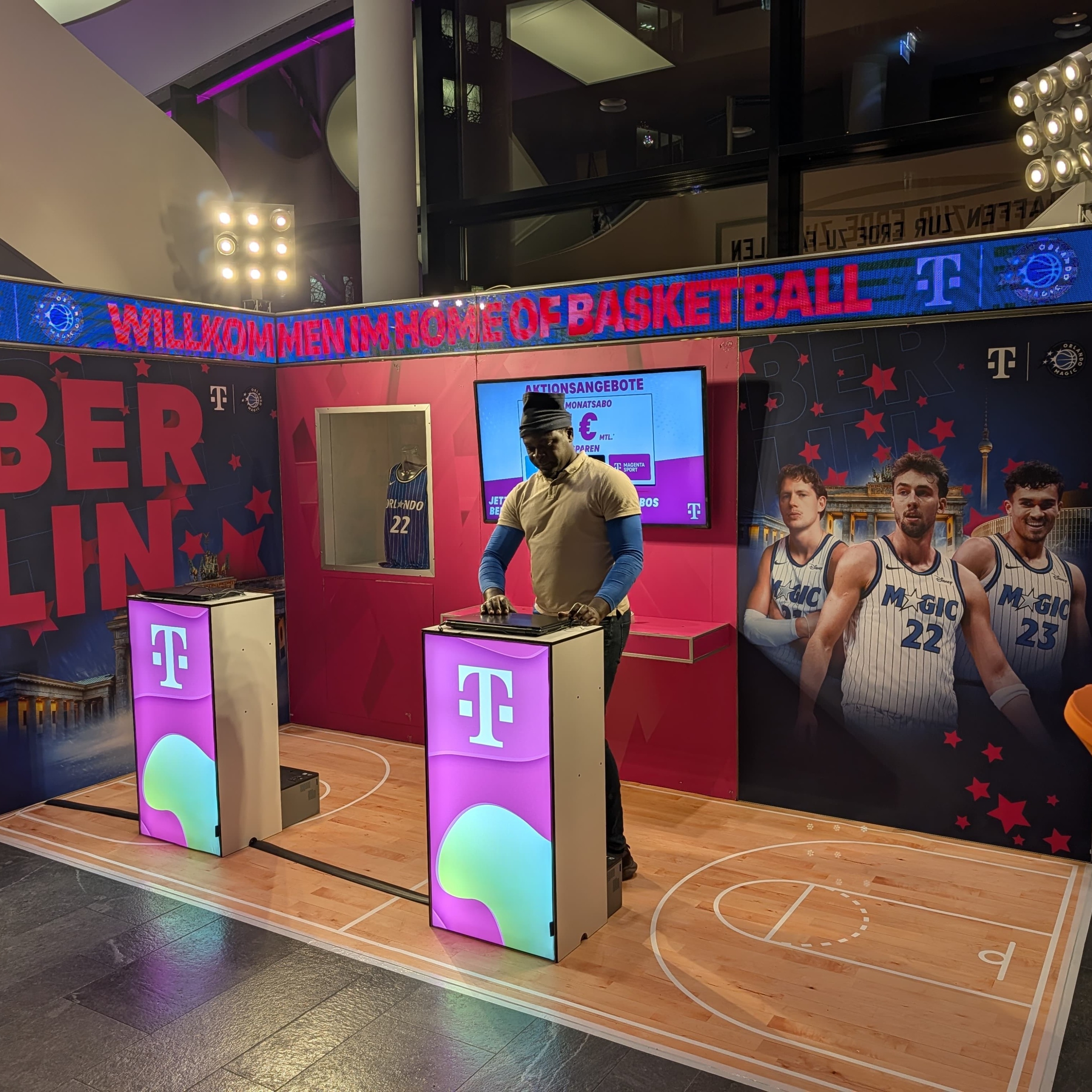 Mitarbeiter im Einsatz