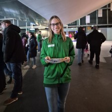 Charlott Juliane bei der Arbeit