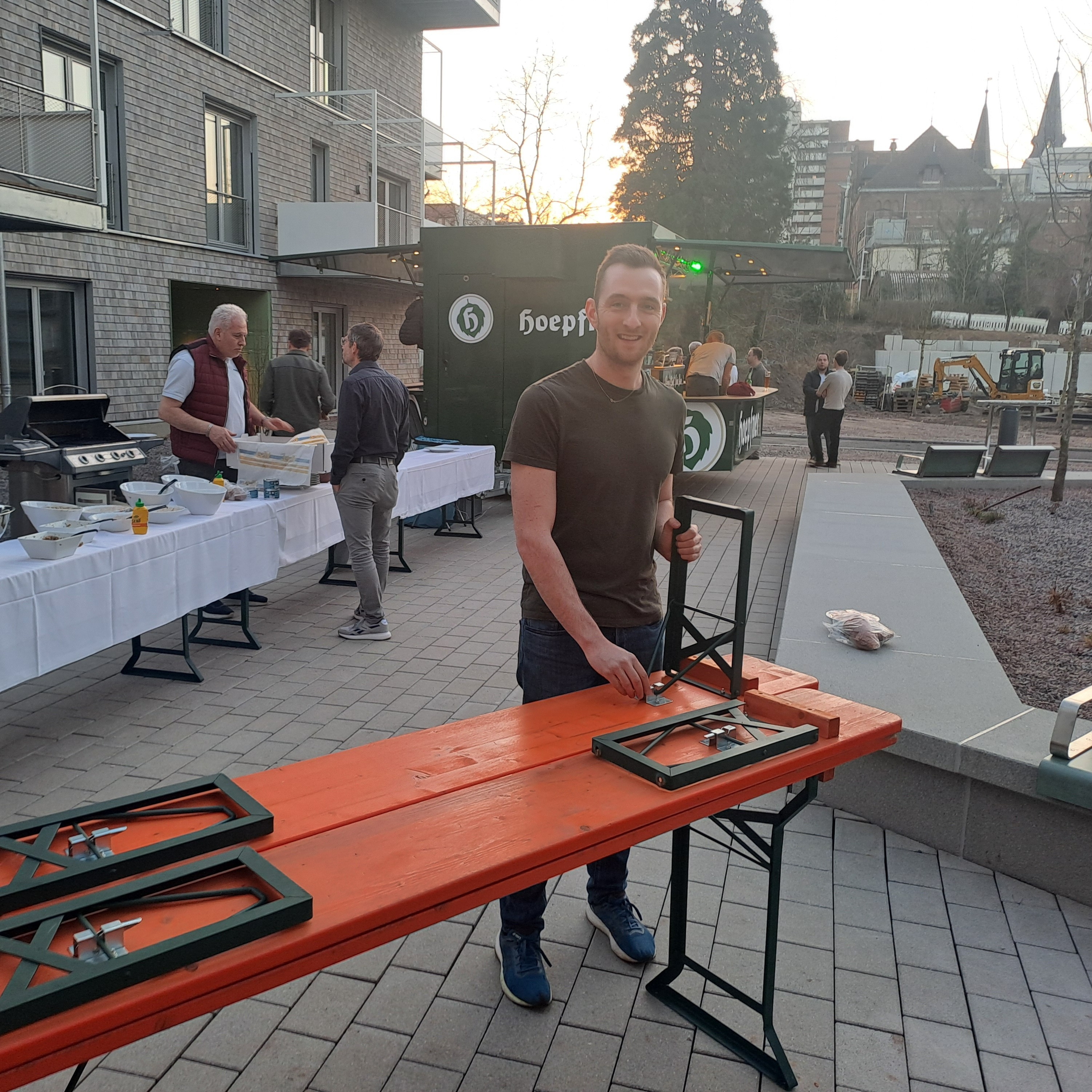 Mitarbeiter im Einsatz