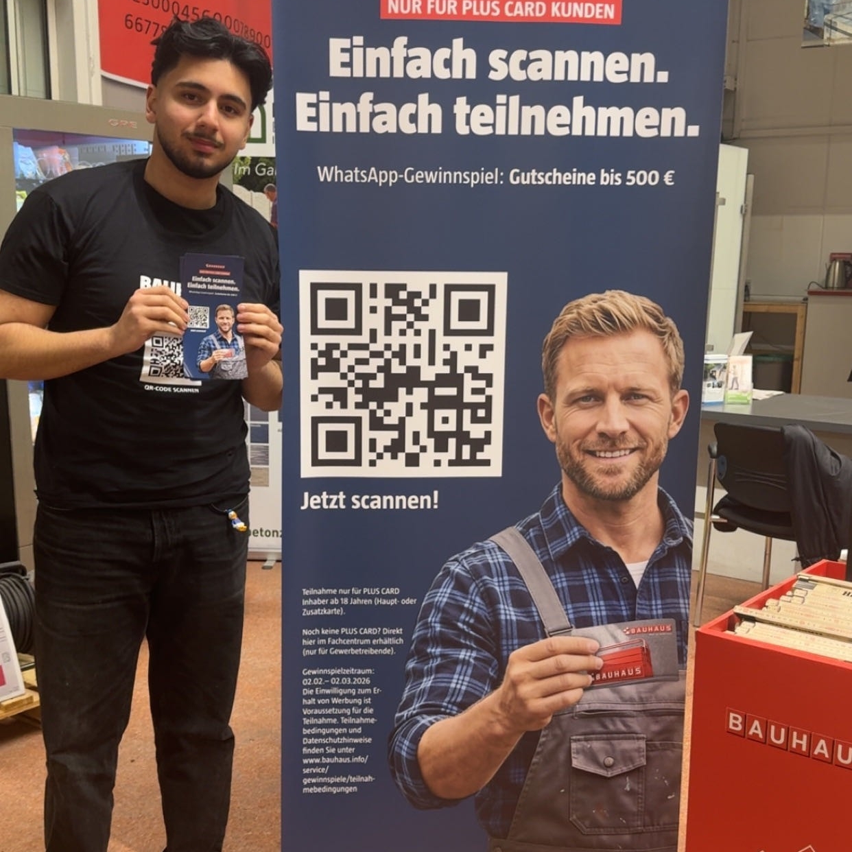 Mitarbeiter im Einsatz