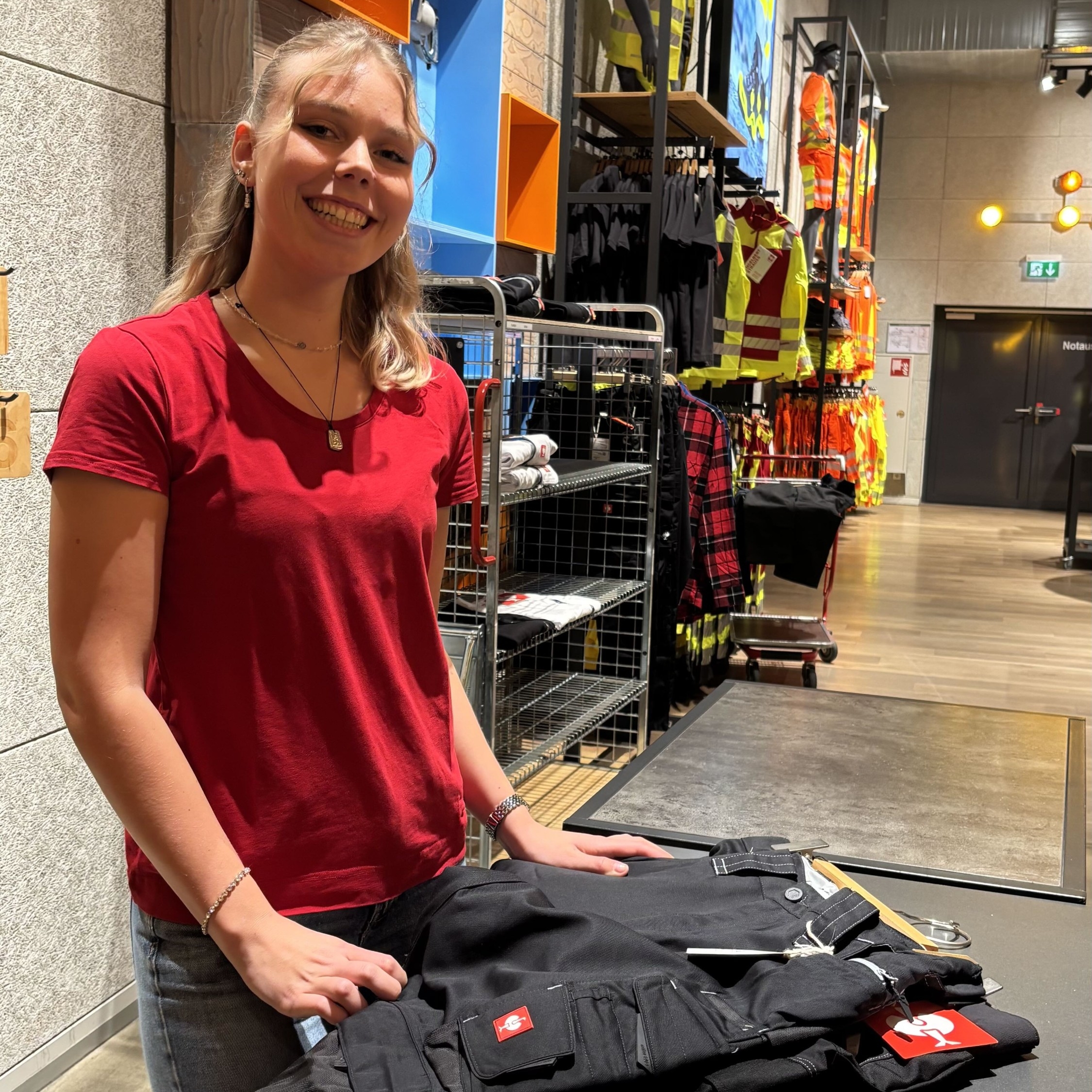 Mitarbeiter im Einsatz