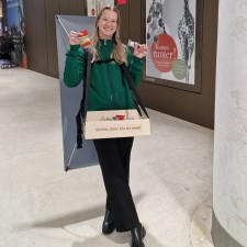 Marina bei der Arbeit