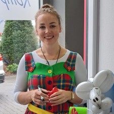 Laura bei der Arbeit