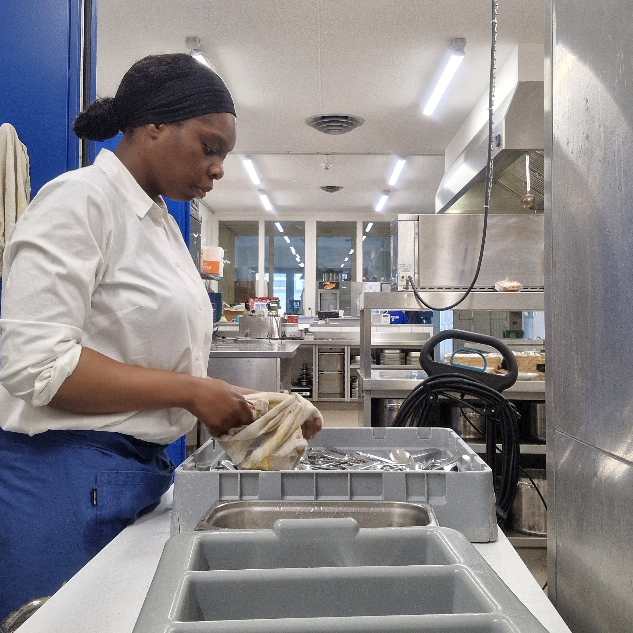 Mitarbeiter im Einsatz