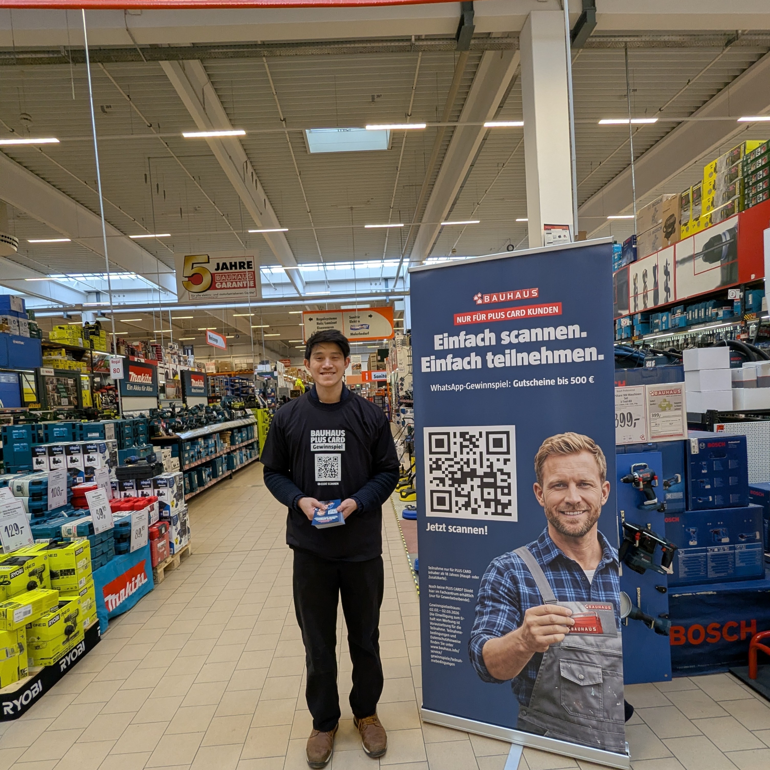 Mitarbeiter im Einsatz