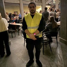 Mohammadreza bei der Arbeit