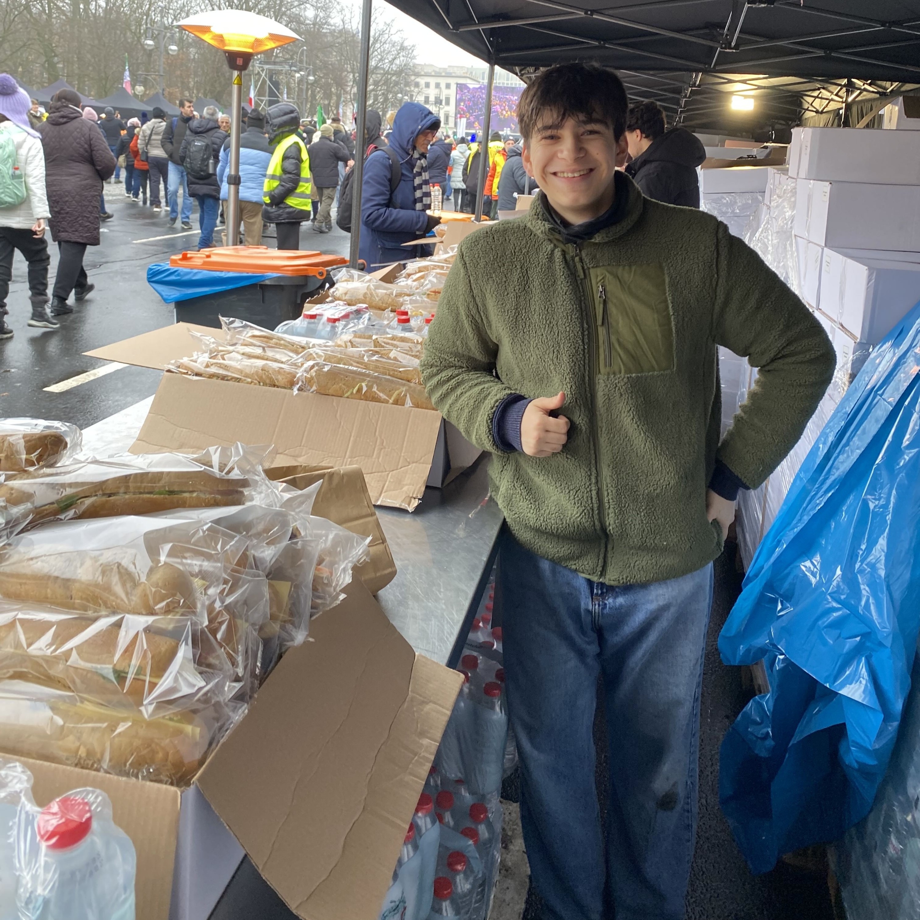 Mitarbeiter im Einsatz