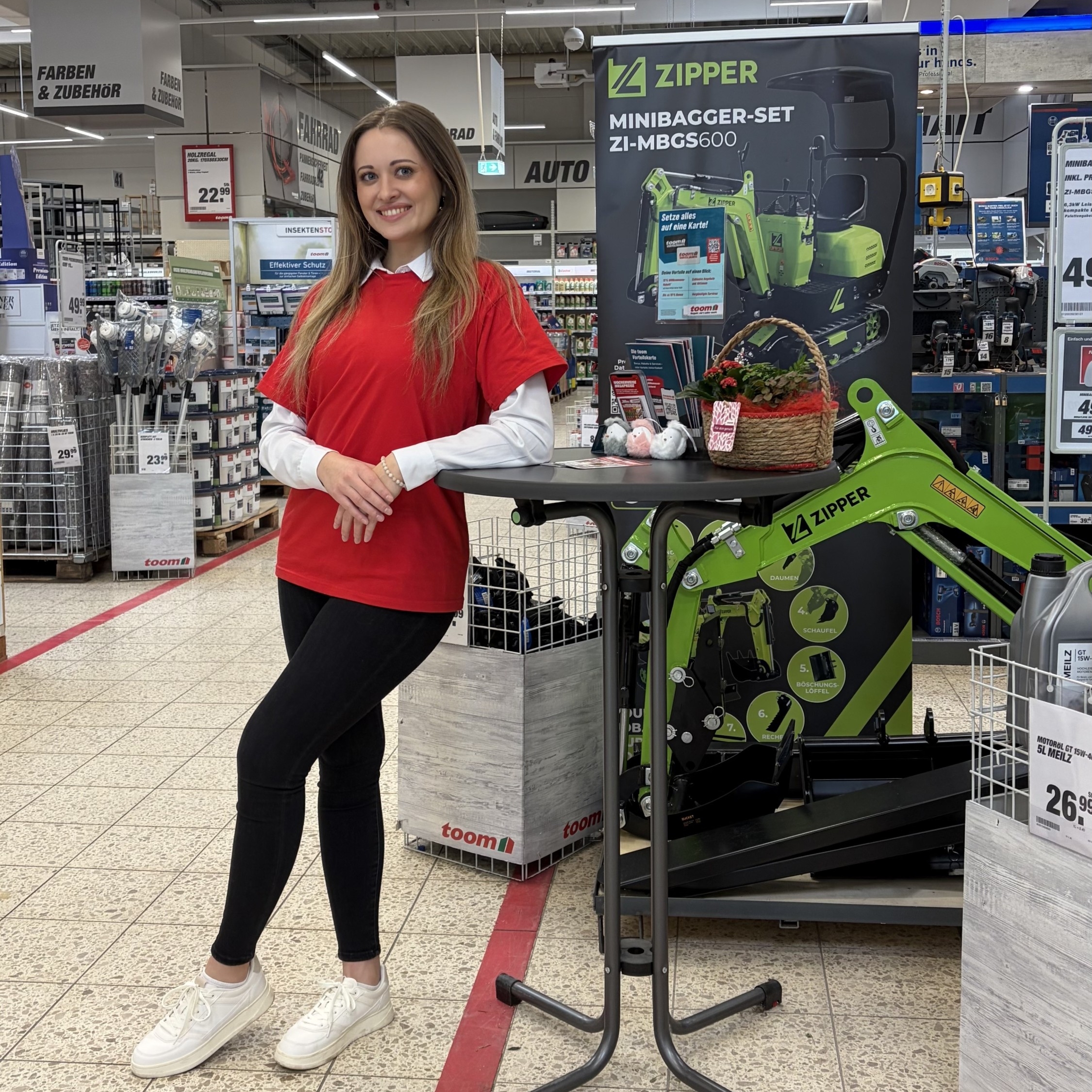 Mitarbeiter im Einsatz