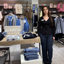 Bleona bei der Arbeit