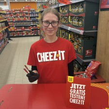 Leonie bei der Arbeit