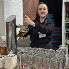 Denise bei der Arbeit