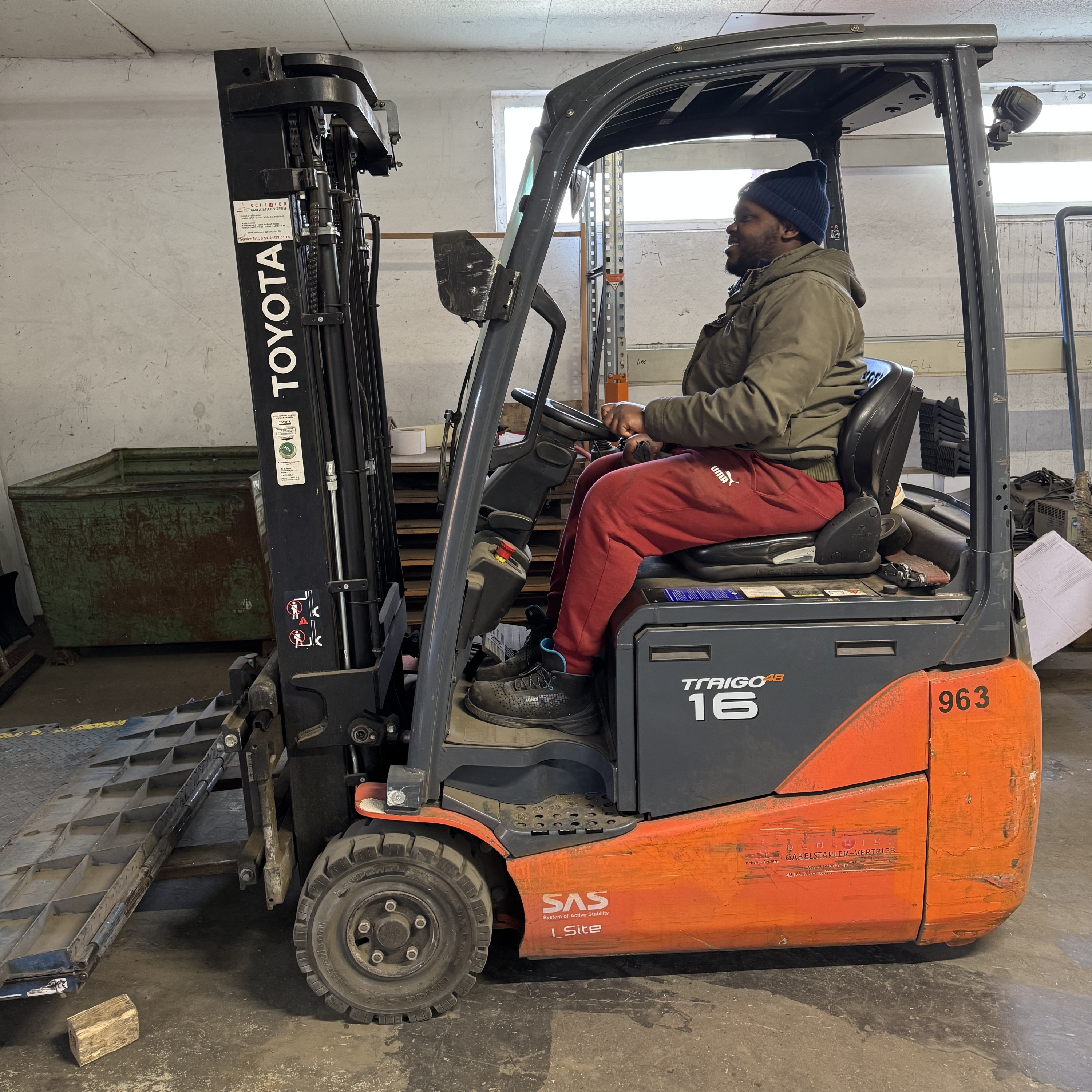 Mitarbeiter im Einsatz