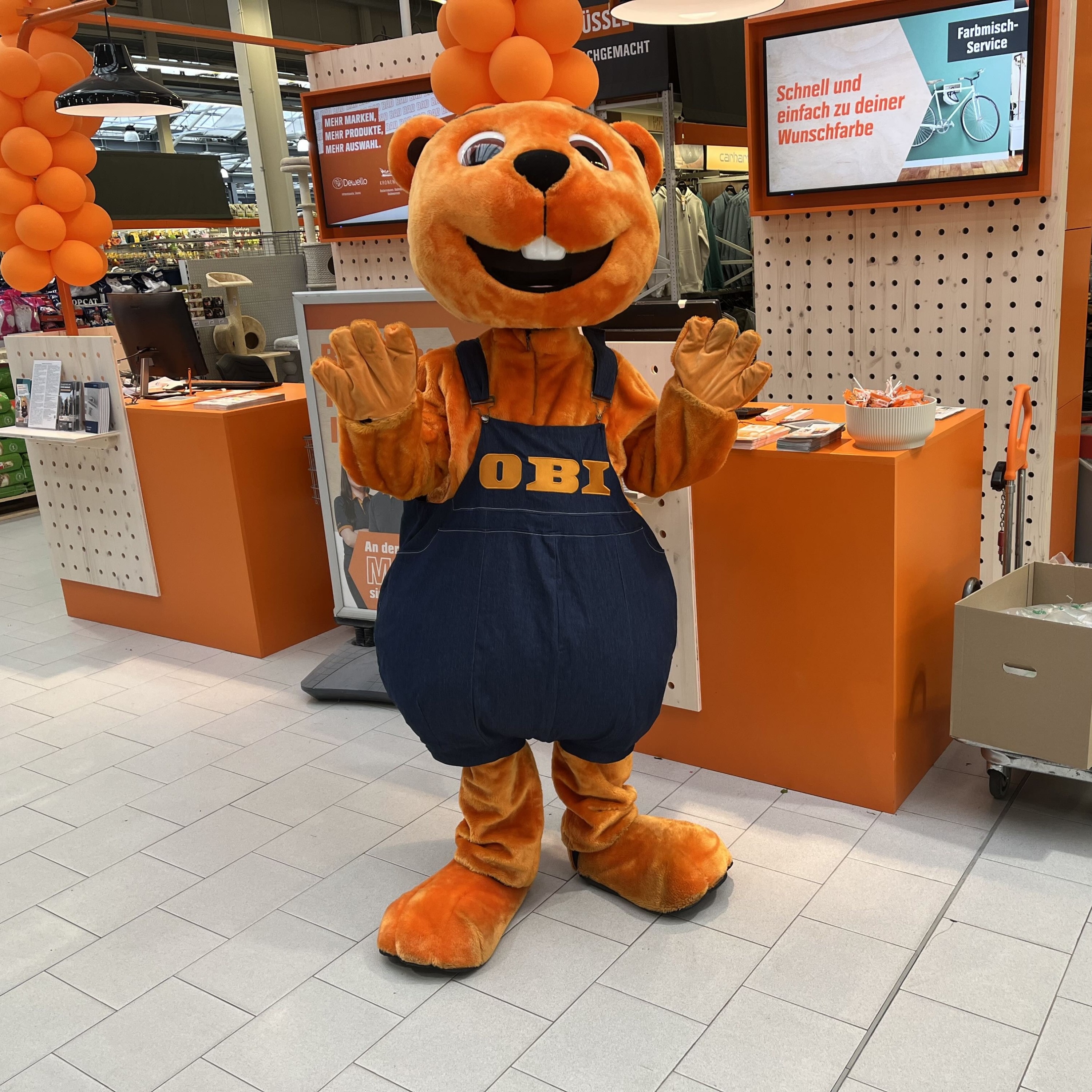 Mitarbeiter im Einsatz