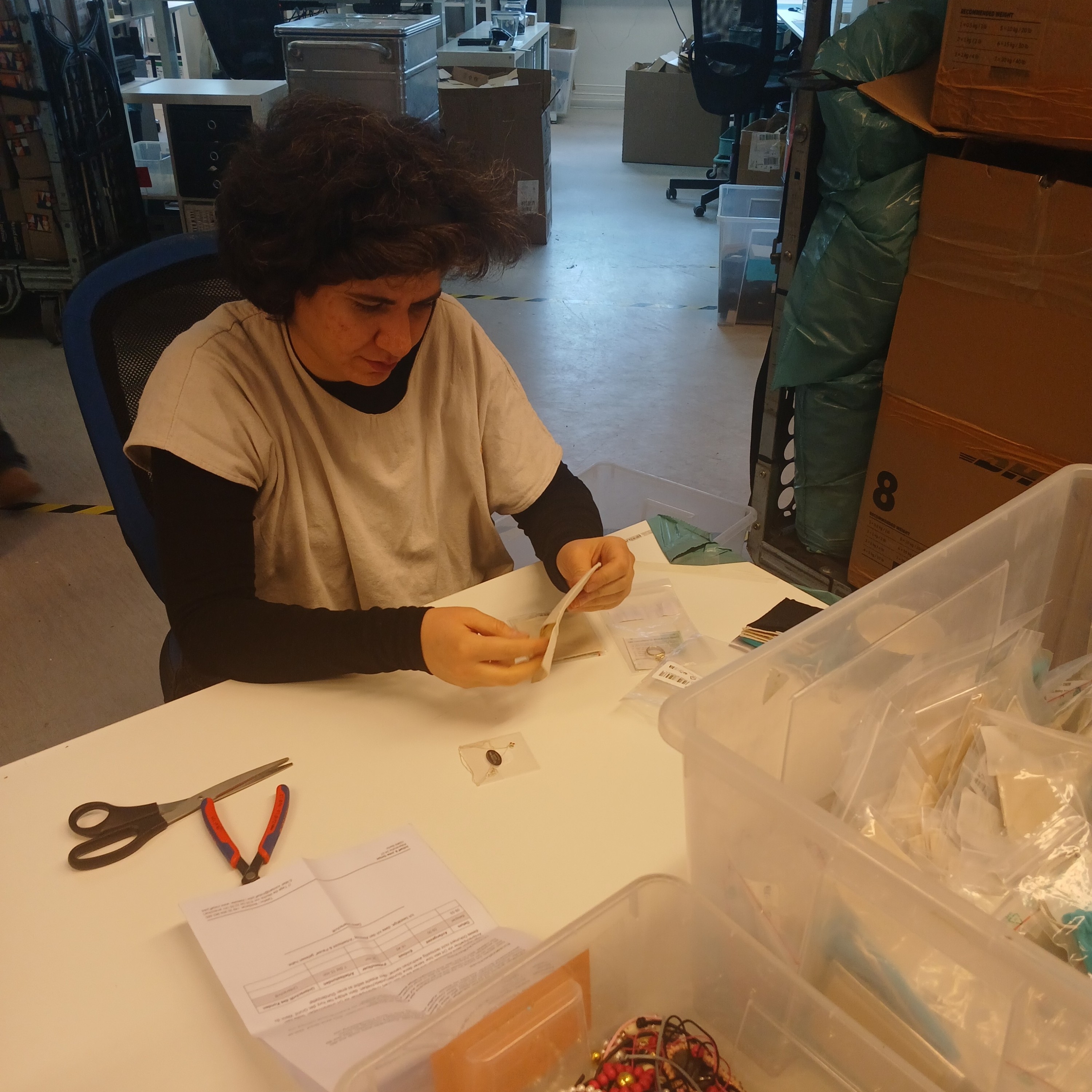 Mitarbeiter im Einsatz