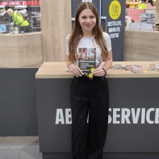 Luisa bei der Arbeit