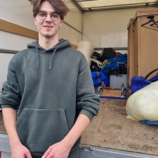 Philip Jakob bei der Arbeit