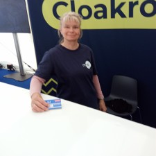 Petra bei der Arbeit