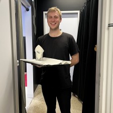 Paul-Moritz bei der Arbeit