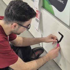 Ahmad Nadim bei der Arbeit