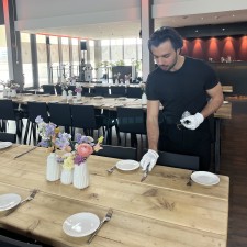 Sebastiano bei der Arbeit