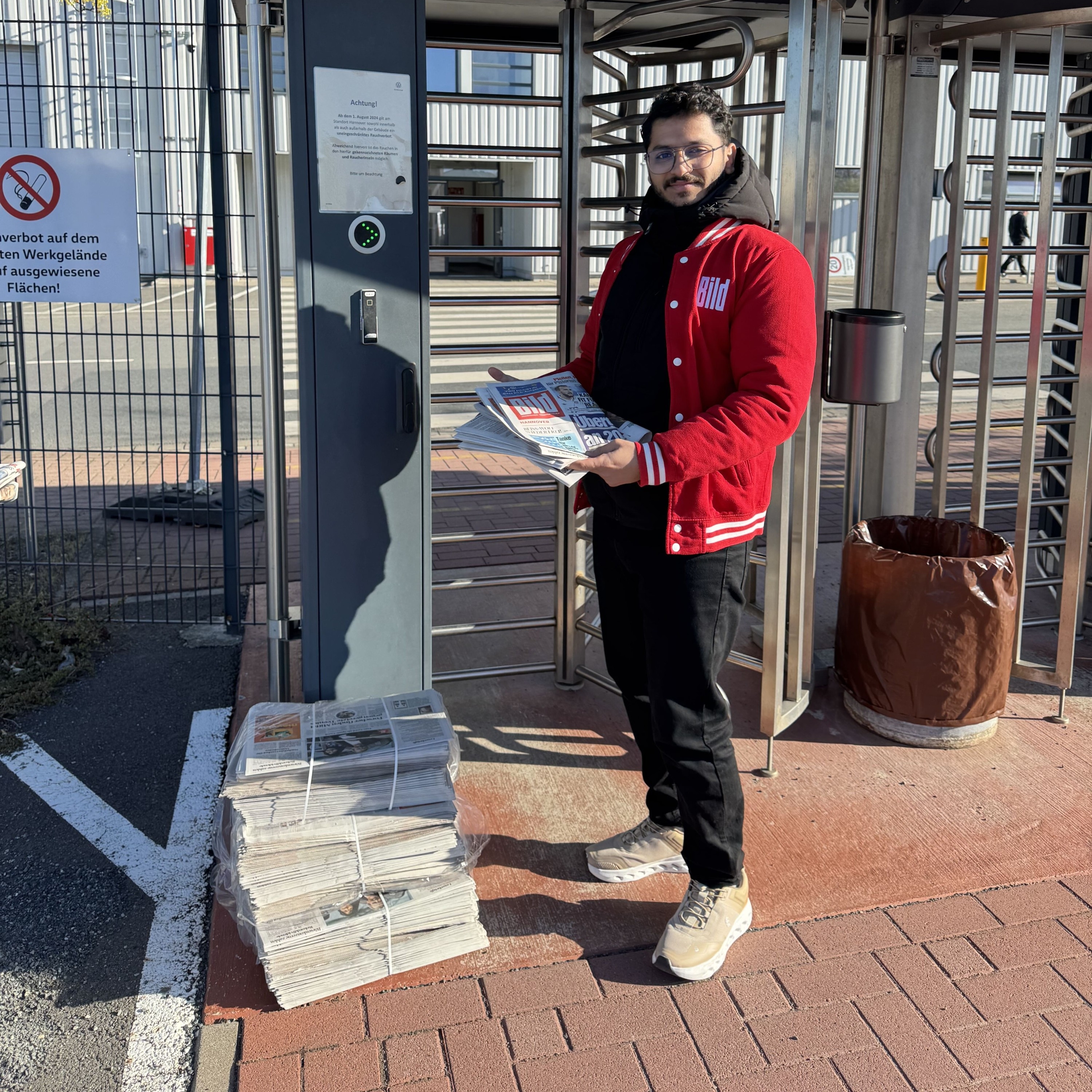 Mitarbeiter im Einsatz