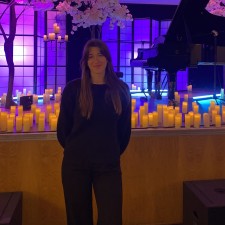 Julia bei der Arbeit