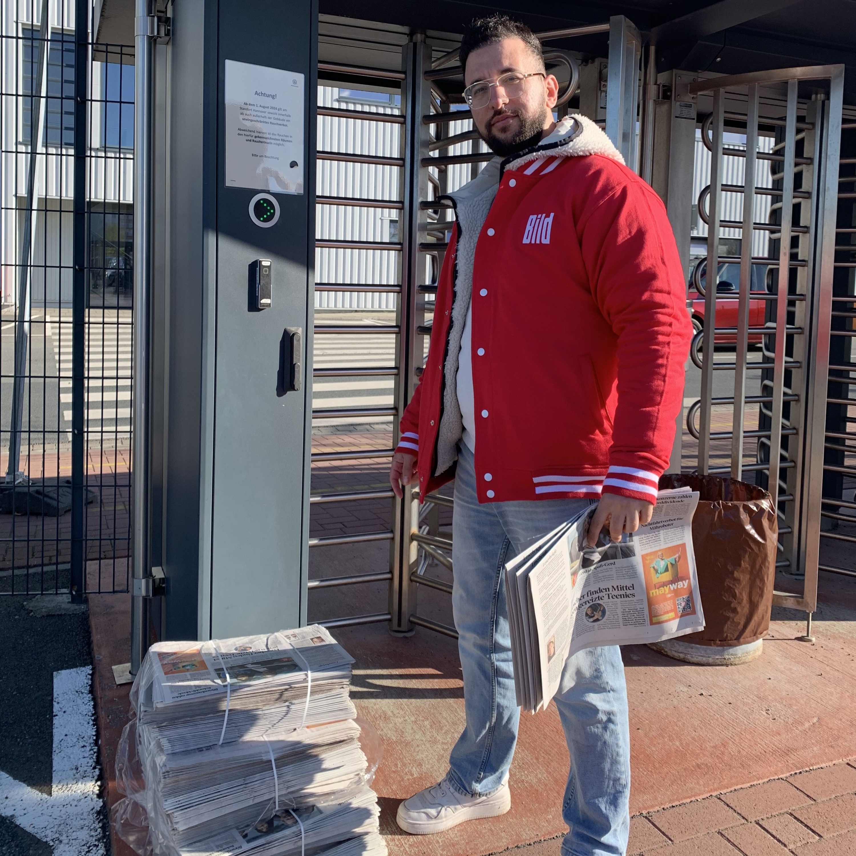 Mitarbeiter im Einsatz