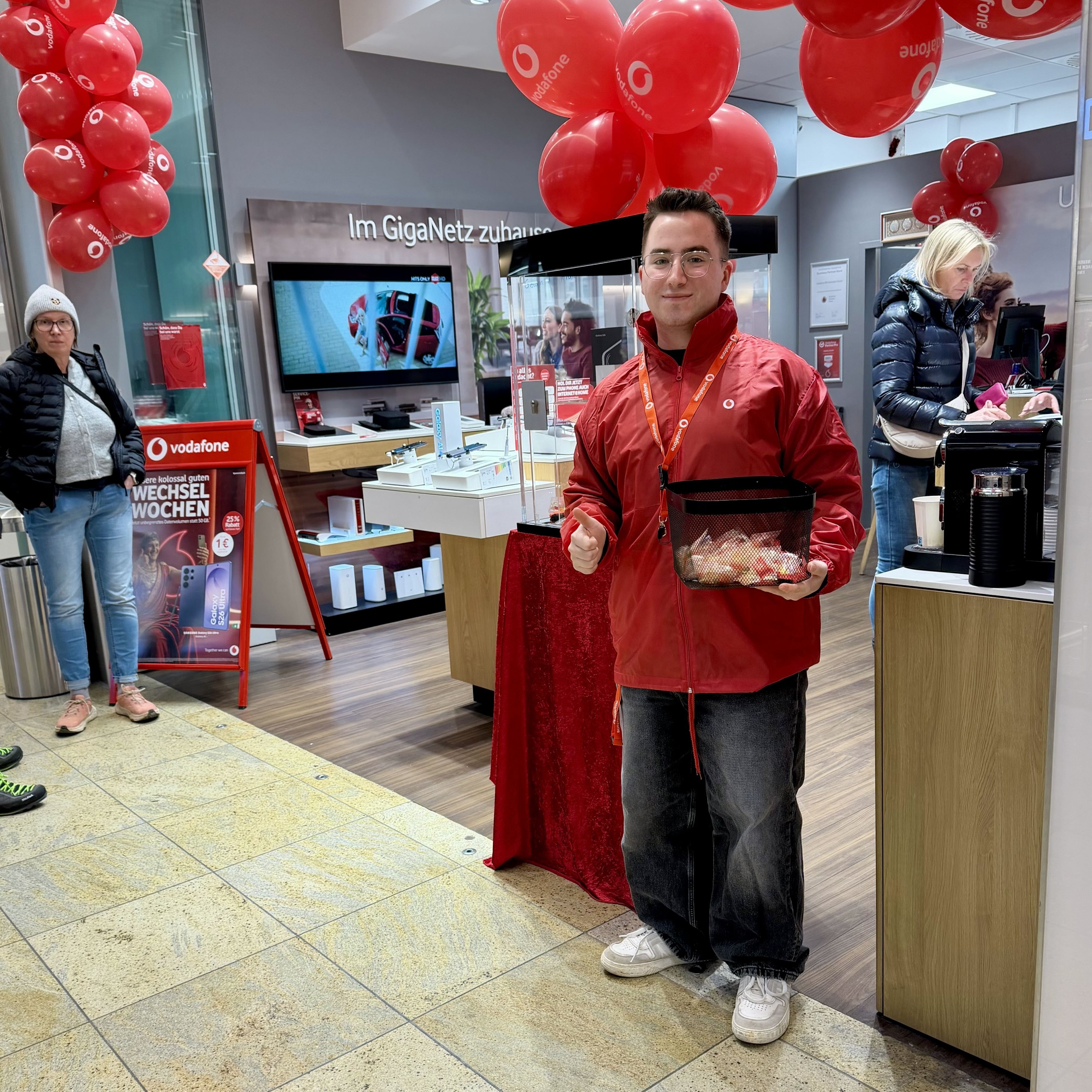 Mitarbeiter im Einsatz