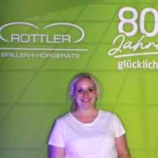Sarah bei der Arbeit