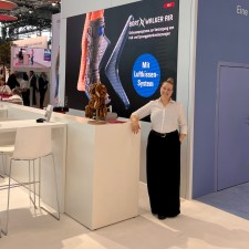 Anja bei der Arbeit
