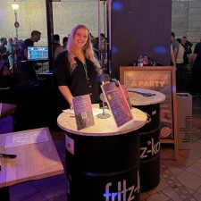 Anja bei der Arbeit
