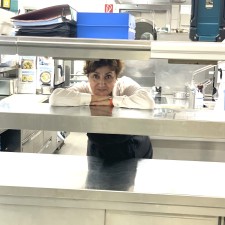 Despina bei der Arbeit