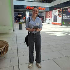 Elea bei der Arbeit