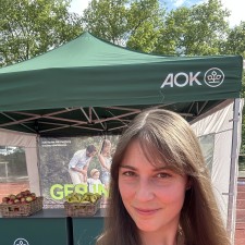 Svenja bei der Arbeit