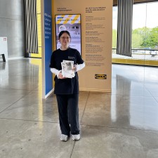 Naima bei der Arbeit