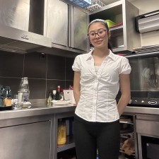 Thi Thuy Linh bei der Arbeit