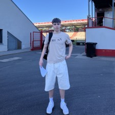 Dominik bei der Arbeit