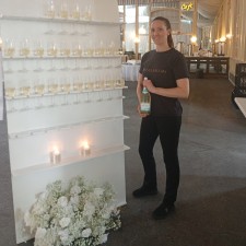 Anja bei der Arbeit